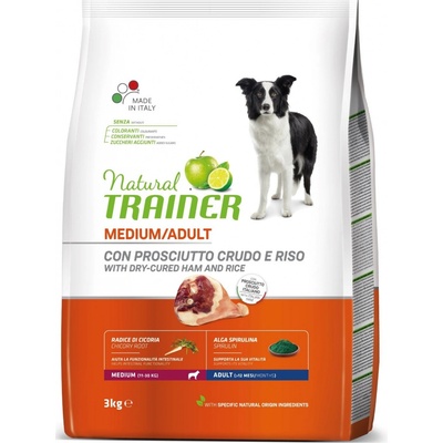Trainer Natural Medium Adult Prosciutto a ryze 3 kg