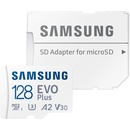 Image 1 of Samsung EVO Plus microSDXC 128GB C10/UHS-1/U3/A2/V30 MB-MC128KA/EU