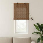 vidaXL Ролетна щора Кафяво 40 x 160 cm Бамбук (42039768)
