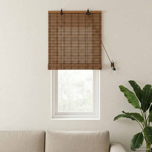 vidaXL Ролетна щора Кафяво 40 x 160 cm Бамбук (42039768)