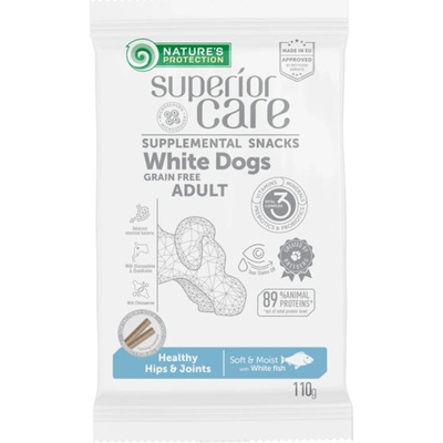 Nature's Protection Superior Care White Dogs Snack Healthy Hips & Joints 110 g