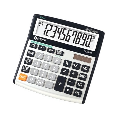 Eleven kalkulačka CT500VII, šedá, stolní, desetimístná