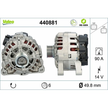 Alternátor VALEO 440881