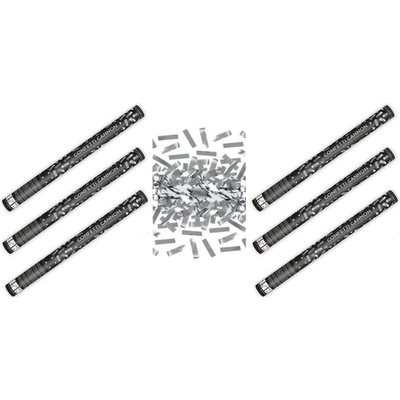 Konfety 60cm STŘÍBRNÉ METALICKÉ 6 ks PARTYKONF – Zboží Dáma