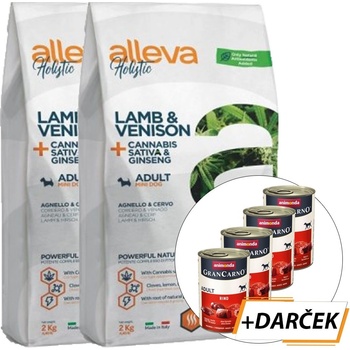 Alleva Holistic Adult Medium / Maxi Lamb and Venison 2 x 12 kg