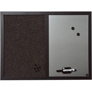 BI-OFFICE Бюфет Bi-Office 45x60cm с дървена рамка в сребристо/черно P8110-0170 (P8110-0170)