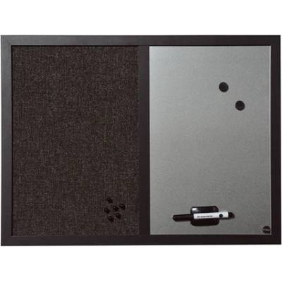 BI-OFFICE Бюфет Bi-Office 45x60cm с дървена рамка в сребристо/черно P8110-0170 (P8110-0170)