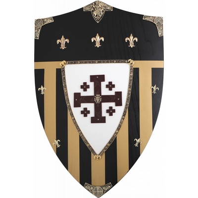Art Gladius Dřevěný štít Jerusalem