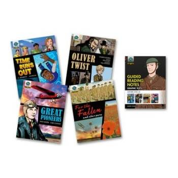 Project X Origins Graphic Texts: Dark Red+ Book Band, Oxford Level 20: Mixed Pack of 4 | J. A. Henderson, Rob Alcraft, Nick Hunter, James Clements