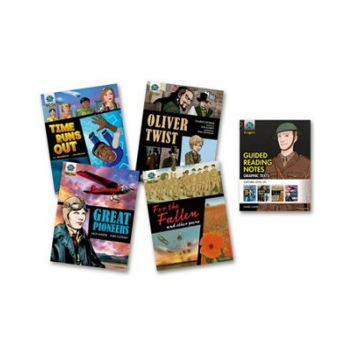 Project X Origins Graphic Texts: Dark Red+ Book Band, Oxford Level 20: Mixed Pack of 4 | J. A. Henderson, Rob Alcraft, Nick Hunter, James Clements