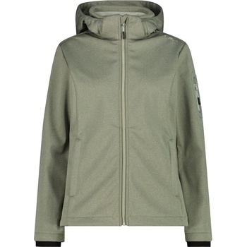 CMP Дамско софтшел яке CMP Women's Softshell Jacket Zip Hood Softshell jacket - Avocado Melange - размер 38 (EU) (103-2141-1713)