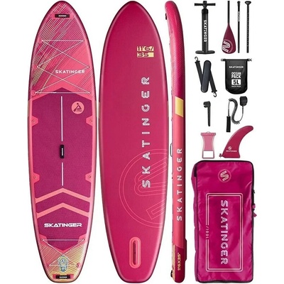 paddleboard SKT SKATINGER Prana Meteor Red 350 x 89 x 15 cm