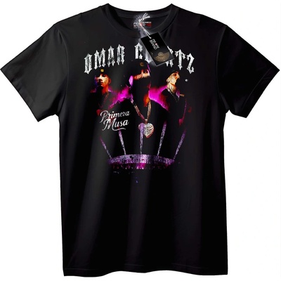NOONEBRAND Тениска Omar & The 12 - Първа муза - 2XL, Black
