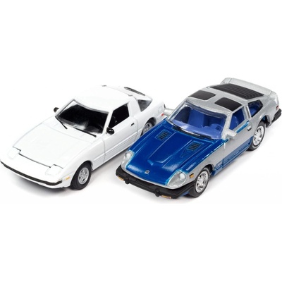 Johnny Lightning Mazda RX 7 1982 + Datsun 280ZX 1981 1:64