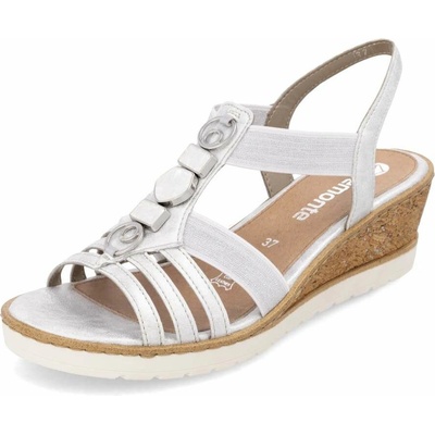Remonte dámske sandále R6264-92 strieborná S5