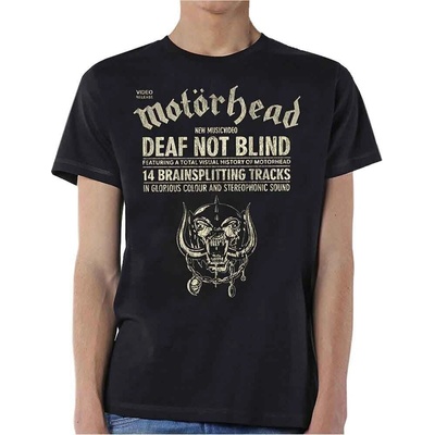 Motörhead Deaf Not Blind Black L Риза (<![CDATA[MHEADTEE44MB03]]>)