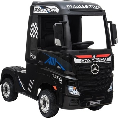 Lean Cars Mercedes Actros Elektrické autíčko černá