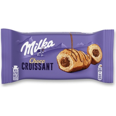 Milka Croissant s čokoládovou náplní 50 g – Zboží Dáma