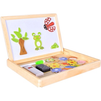 EmonaMall Дървена дъска (кутия с магнитен пъзел) EmonaMall - Код W4301 (W4301-201023026-2002010230260)