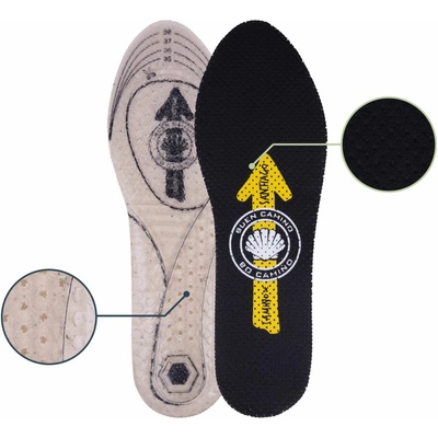 FOOTGEL CAMINO Gelové vložky ČernáŽlutá