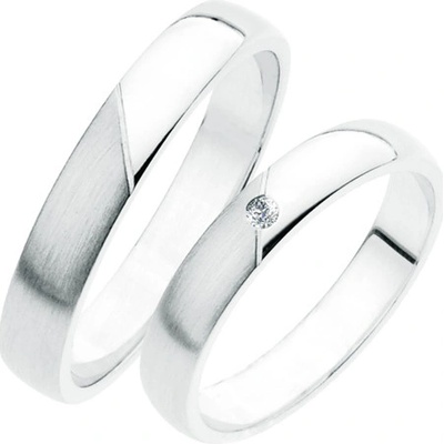 SP-237-Ag Stříbrné snubní prsteny