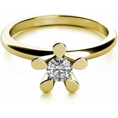 Couple prsten Flower II žluté zlato se zirkonem 585 68 1 0608.0Z00.0.54.001