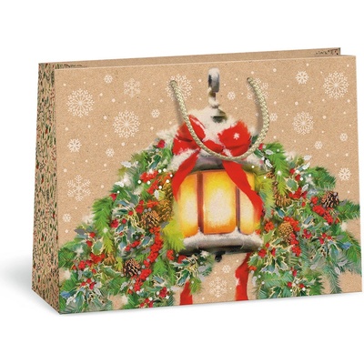 ARGUS Darčeková papierová taška (24.3 x 18.3 cm) - Vianočné svetlo 08440061