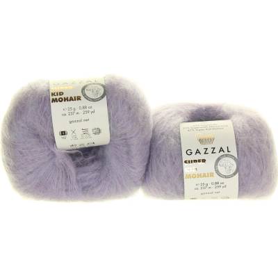 Gazzal Super Kid Mohair 64413 světle fialková