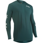 Northwave Мъжка фланелка с къс ръкав за колоездене Northwave Xtrail Jersey Long Sleeve Cycling jersey - Petrolium / White - размер 3XL (056-3994-0217)