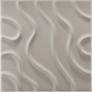 Effector 3d стенен панел xps flow бял - 50х2.5х50 см (3553975)