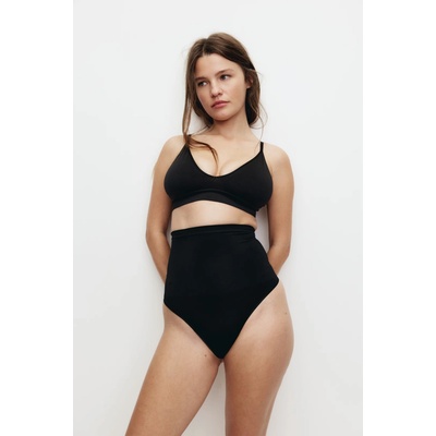 H&M bezešvá vyztužená podprsenka černá