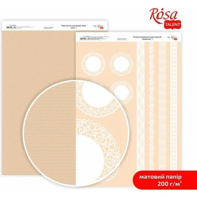 Papiere na scrapbooking Lace A4 - No. 7