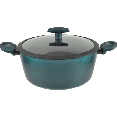 Sea Line nepriľnavý hliníkový hrniec so sklenenou pokrievkou 28cm 6,1L indukčný