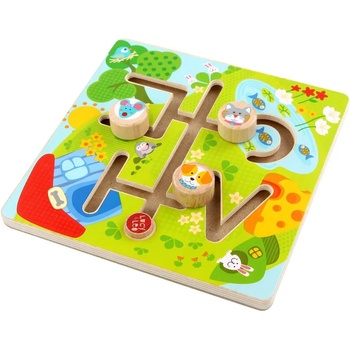 Image 1 of LUCY&LEO Дървен лабиринт - Животни, Lucy&Leo