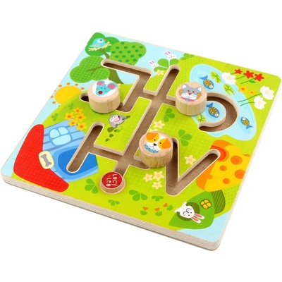 LUCY&LEO Дървен лабиринт - Животни, Lucy&Leo