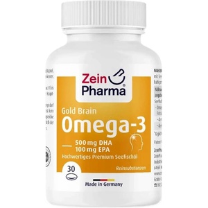 Zein Pharma Gold Brain Omega-3 | Ultra DHA [30 капсули]