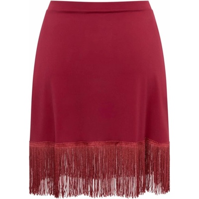 Sukně Rumpf s třásněmi RU3771 vínová