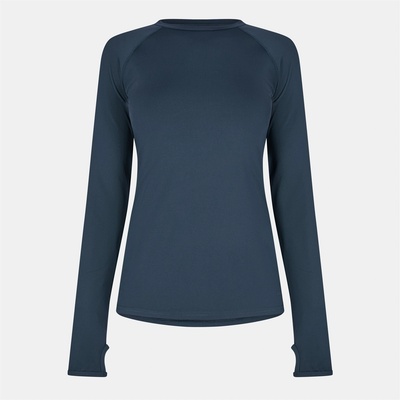 USA Pro Дамска фланелка с дълъг ръкав USA Pro Long Sleeve Top Womens - Navy