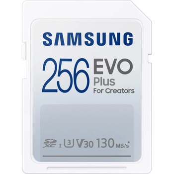 Image 1 of Samsung EVO Plus R130 SDXC 256GB C10/UHS-I/U3 (MB-SC256K/EU)