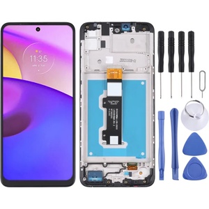 Motorola LCD Дисплей и Тъч Скрийн с Рамка за Motorola Moto E40