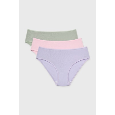 Jadea 3PACK класически бикини Jess с по-висока талия (3p_7002N_C_kal)