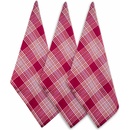 Trade Concept káro 50 x 70 cm 3ks červená