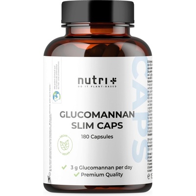 nutri + Glucomannan Slim Caps - 180 капсули