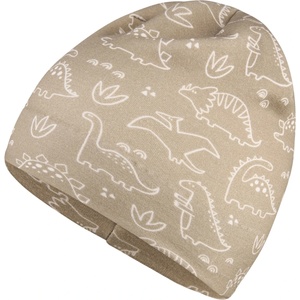 Sterntaler Детска зимна шапка (beanie) Sterntaler Kids' Beanie Dinosaur Beanie - Sand - размер 47 cm (904-5009-0213)