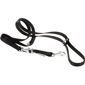 Ferplast Club GA Lead - Здрав регулиращ повод за кучета, 120см. - 200 см. /2 см. - черен