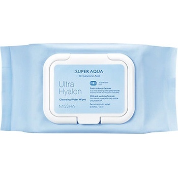MISSHA SUPER AQUA Ultra Hyalon Cleansing Oil Wipes Čistící ubrousky 30 ks