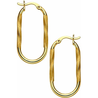 Zlaton Náušnice žluté zlato kruhy 2.4g 3.7cm N12092500956