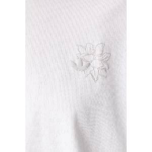 Adidas уголемена тениска дамска от памук Floral (KX1879)