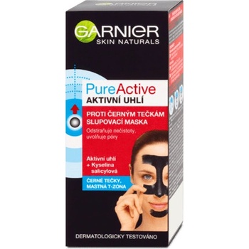 Garnier Pure Active zlupovacia maska s aktívnym uhlím 50 ml