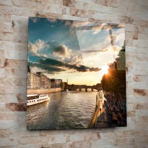Art gift Стъклено АРТ пано - Слънчеви лъчи
